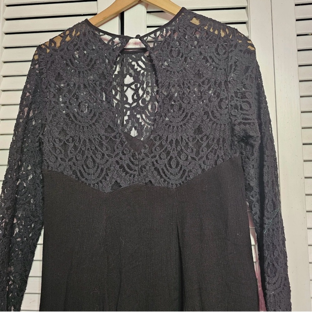 NWOT -‎ Altar'd State - Black Lace Dress - Picture 5 of 9